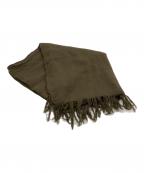 JIL SANDERジルサンダー）の古着「レーヨン混ストール」｜カーキ