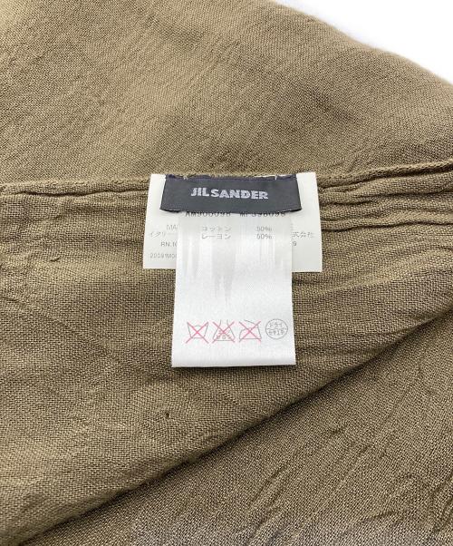 JIL SANDER（ジルサンダー）JIL SANDER (ジルサンダー) レーヨン混ストール カーキの古着・服飾アイテム