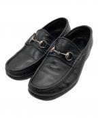 GUCCIグッチ）の古着「ビットローファー」｜ブラック