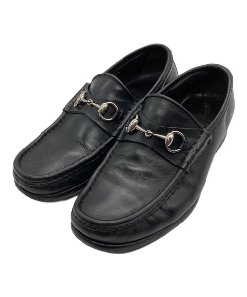 GUCCI（グッチ）GUCCI (グッチ) ビットローファー ブラック サイズ:41の古着・服飾アイテム