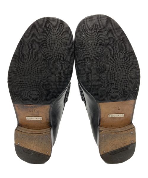 GUCCI（グッチ）GUCCI (グッチ) ビットローファー ブラック サイズ:41の古着・服飾アイテム