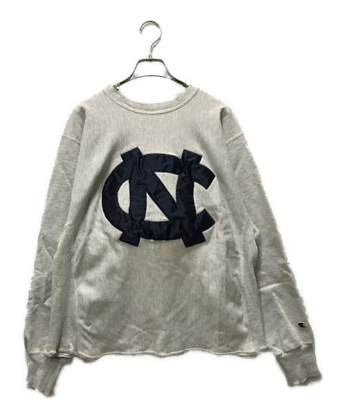 Champion REVERSE WEAVE（チャンピオン リバース ウィーブ）Champion REVERSE WEAVE (チャンピオン リバース ウィーブ) 90s ロゴスウェット グレー サイズ:XLの古着・服飾アイテム