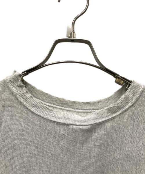 Champion REVERSE WEAVE（チャンピオン リバース ウィーブ）Champion REVERSE WEAVE (チャンピオン リバース ウィーブ) 80s~90s2段プリントスウェット グレー サイズ:Mの古着・服飾アイテム