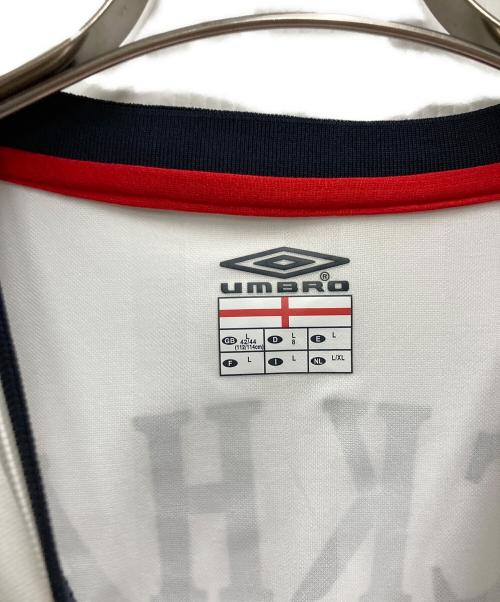 UMBRO（アンブロ）UMBRO (アンブロ) ゲームシャツ ホワイト サイズ:Ｌの古着・服飾アイテム