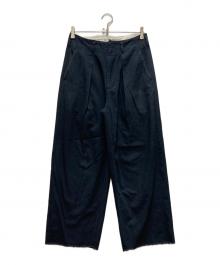 saby（サバイ）の古着「TUCK BAGGY」｜ネイビー