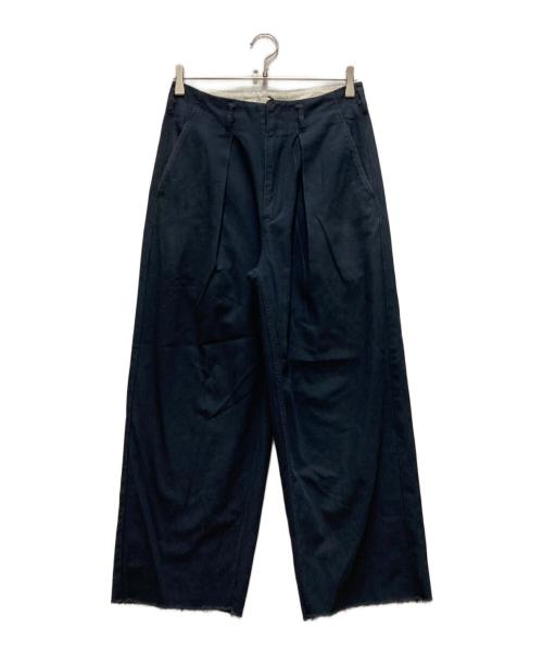 saby（サバイ）saby (サバイ) TUCK BAGGY ネイビー サイズ:Mの古着・服飾アイテム