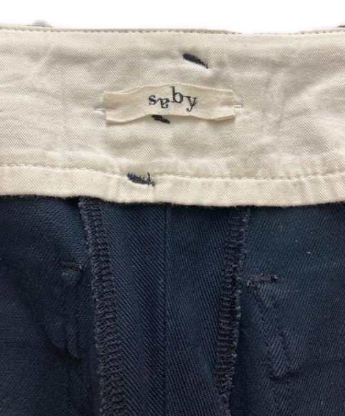 saby（サバイ）saby (サバイ) TUCK BAGGY ネイビー サイズ:Mの古着・服飾アイテム