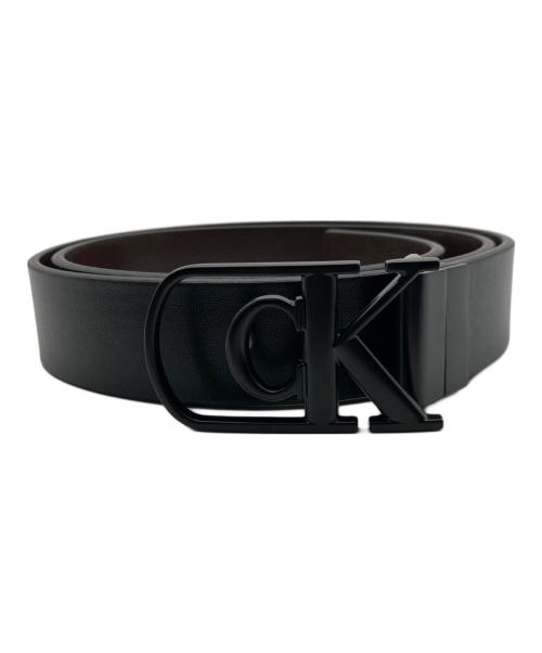 Calvin Klein（カルバンクライン）Calvin Klein (カルバンクライン) レザーベルト ブラック 未使用品の古着・服飾アイテム
