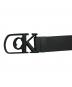 Calvin Klein (カルバンクライン) レザーベルト ブラック 未使用品：8000円