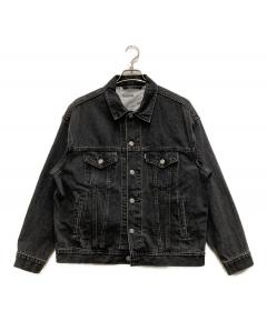 中古・古着通販】LEVI'S (リーバイス) 先染めブラックデニムジャケット