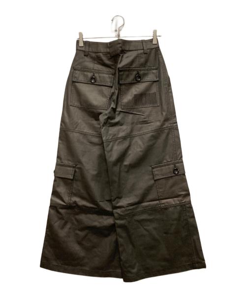 MARC JACOBS（マークジェイコブズ）MARC JACOBS (マークジェイコブズ) THE WIDE LEG CARGO TROUSER グレー サイズ:00の古着・服飾アイテム