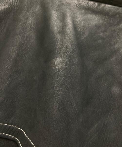 ESPION MODELE（エスピオンモデル）ESPION MODELE (エスピオンモデル) レザーファイヤーマンジャケット ブラック サイズ:2の古着・服飾アイテム