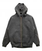 DEUXIEME CLASSEドゥーズィエム クラス）の古着「24AW Oversized ジップ フーディー」｜グレー