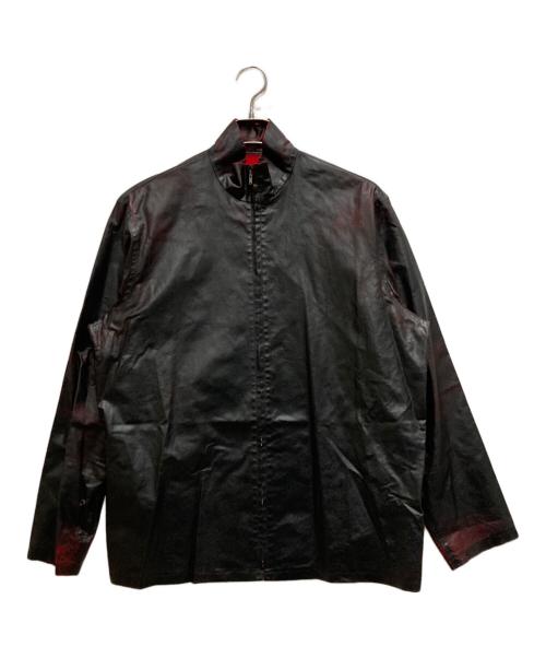 Y's for men（ワイズフォーメン）Y's for men (ワイズフォーメン) コーティングジャケット ブラック×レッド サイズ:3の古着・服飾アイテム