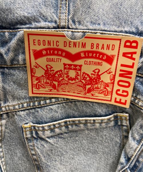 EGONLAB（エゴンラボ）EGONLAB (エゴンラボ) 24SS CUT OUT DENIM JACKET ブルー サイズ:Mの古着・服飾アイテム
