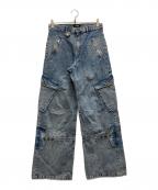 EGONLABエゴンラボ）の古着「24SS デニムカーゴパンツ」｜ブルー
