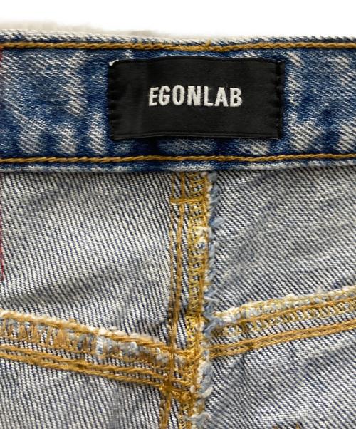 EGONLAB（エゴンラボ）EGONLAB (エゴンラボ) 24SS デニムカーゴパンツ ブルー サイズ:Sの古着・服飾アイテム