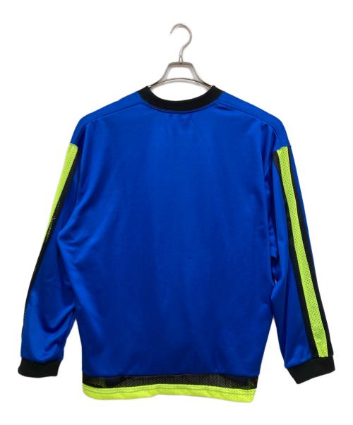 NOMA t.d.（ノーマティーディー）NOMA t.d. (ノーマティーディー) STRIPE FOOTBALL TEE ブルー サイズ:5の古着・服飾アイテム