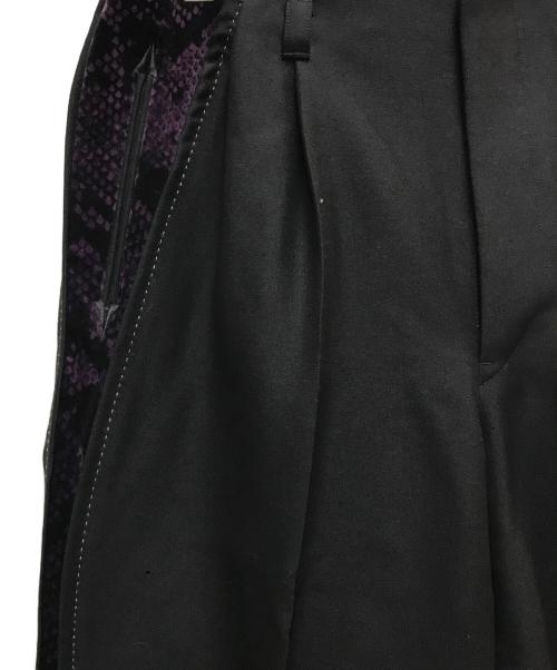 WACKO MARIA（ワコマリア）WACKO MARIA (ワコマリア) WOLF'S HEAD (ウルフズヘッド) DORMEUIL ROCKABILLY PANTS ブラック サイズ:Ｓの古着・服飾アイテム