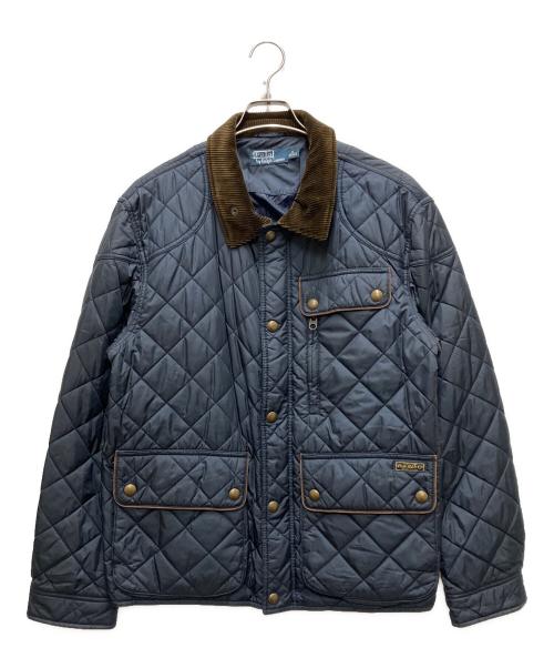 POLO RALPH LAUREN（ポロ・ラルフローレン）POLO RALPH LAUREN (ポロ・ラルフローレン) キルティングジャケット ネイビー サイズ:XLの古着・服飾アイテム