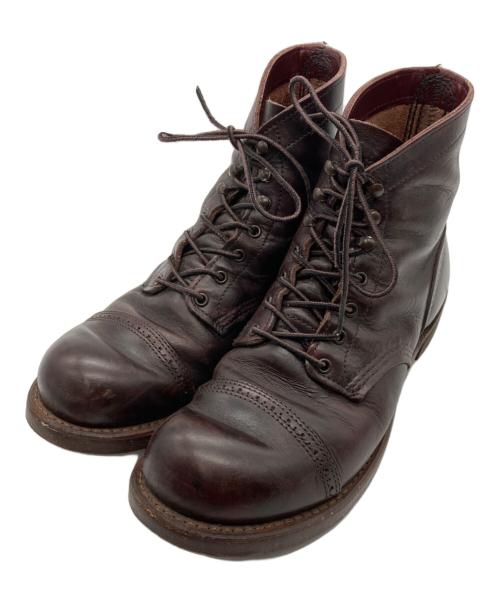 RED WING（レッドウィング）RED WING (レッドウィング) アイアンレンジ・マンソンブーツ ブラウン サイズ:US 8の古着・服飾アイテム