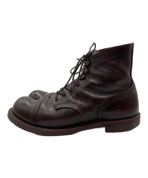 RED WING（レッドウィング）RED WING (レッドウィング) アイアンレンジ・マンソンブーツ ブラウン サイズ:US 8の古着・服飾アイテム