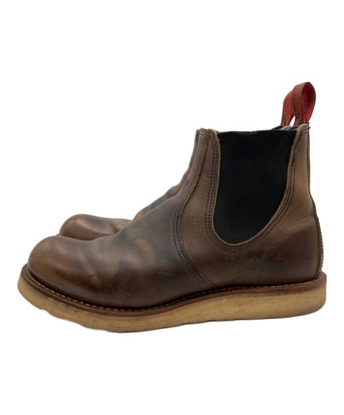 RED WING（レッドウィング）RED WING (レッドウィング) サイドゴアブーツ ブラウン サイズ:US 7 1/2の古着・服飾アイテム