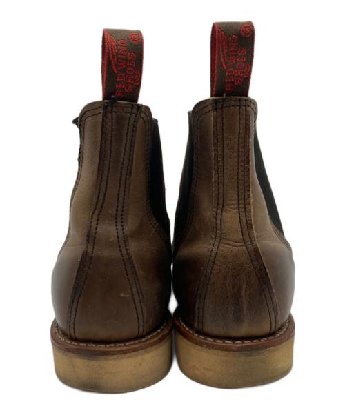 RED WING（レッドウィング）RED WING (レッドウィング) サイドゴアブーツ ブラウン サイズ:US 7 1/2の古着・服飾アイテム