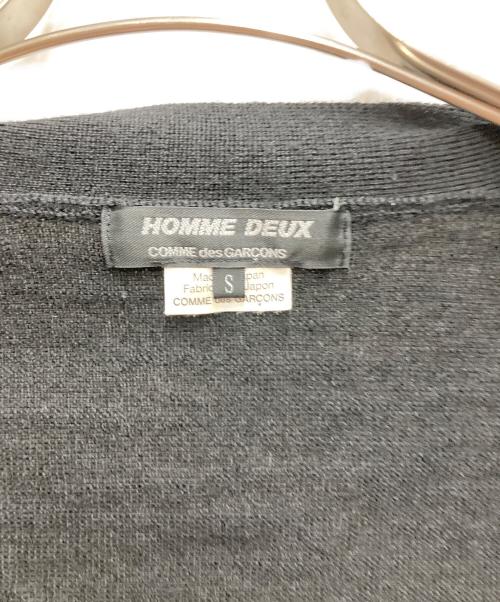 COMME des GARCONS HOMME DEUX（コムデギャルソン オム ドゥ）COMME des GARCONS HOMME DEUX (コムデギャルソン オム ドゥ) ジップカーディガン ブラック サイズ:Sの古着・服飾アイテム