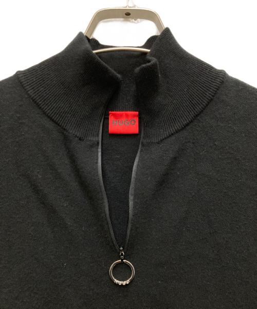 HUGO BOSS（ヒューゴ ボス）HUGO BOSS (ヒューゴ ボス) ニットワンピース ブラック サイズ:XSの古着・服飾アイテム