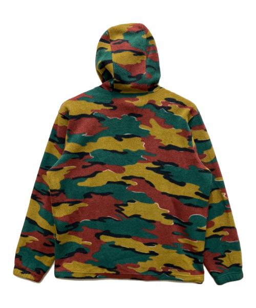 SUPREME（シュプリーム）Supreme (シュプリーム) Polartec Facemask Half Zip Hooded Sweatshirt ブラウン×カーキ サイズ:Sの古着・服飾アイテム