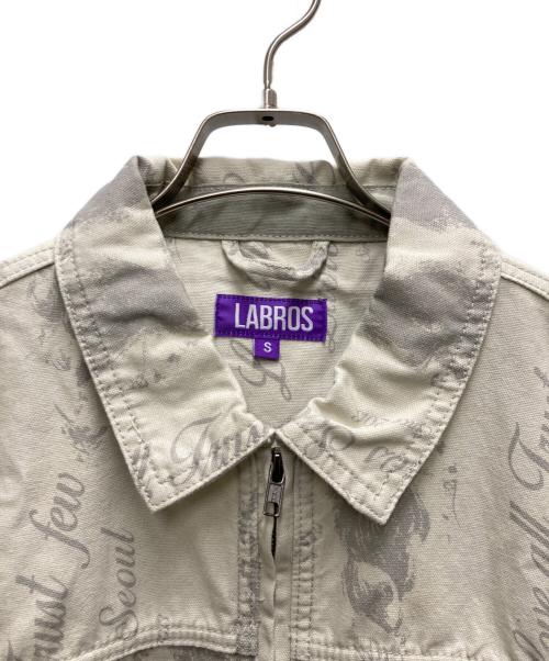 LABROS（ラブロス）LABROS (ラブロス) ジップアップジャケット ホワイト サイズ:Sの古着・服飾アイテム