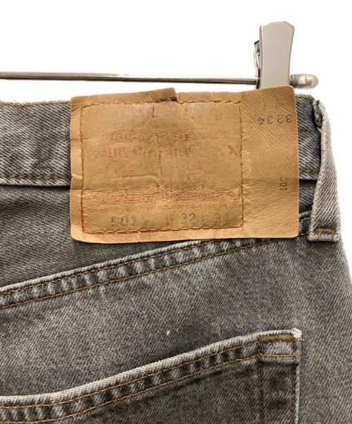 LEVI'S（リーバイス）LEVI'S (リーバイス) 90's 501 先染めブラックデニムパンツ グレー サイズ:81cm (W32)の古着・服飾アイテム