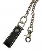 JOHN LAWRENCE SULLIVANジョン ローレンス サリバン）の古着「レザースタッズウォレットチェーン」｜シルバー