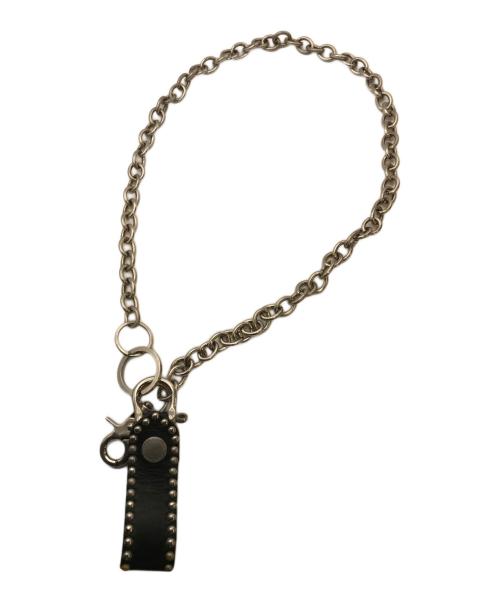 JOHN LAWRENCE SULLIVAN（ジョン ローレンス サリバン）JOHN LAWRENCE SULLIVAN (ジョン ローレンス サリバン) レザースタッズウォレットチェーン シルバーの古着・服飾アイテム