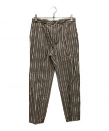 Brilla per il gusto（ブリッラ ペル イルグースト）の古着「オルタネイトストライプ イージーパンツ」｜ブラウン