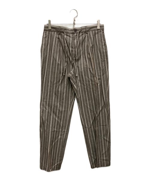 Brilla per il gusto（ブリッラ ペル イルグースト）Brilla per il gusto (ブリッラ ペル イルグースト) オルタネイトストライプ イージーパンツ ブラウン サイズ:48の古着・服飾アイテム