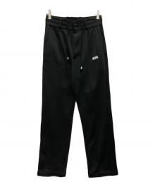 TTT MSW（ティー モダンストリートウェア）の古着「サイドライントラックパンツ」｜ブラック