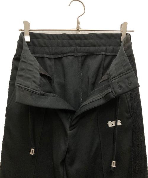 TTT MSW（ティー モダンストリートウェア）TTT MSW (ティー モダンストリートウェア) サイドライントラックパンツ ブラック サイズ:Ｓの古着・服飾アイテム