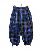 Vivienne Westwood manヴィヴィアン ウェストウッド マン）の古着「FRONT BACK TUCK トラウザーズ」｜ブルー