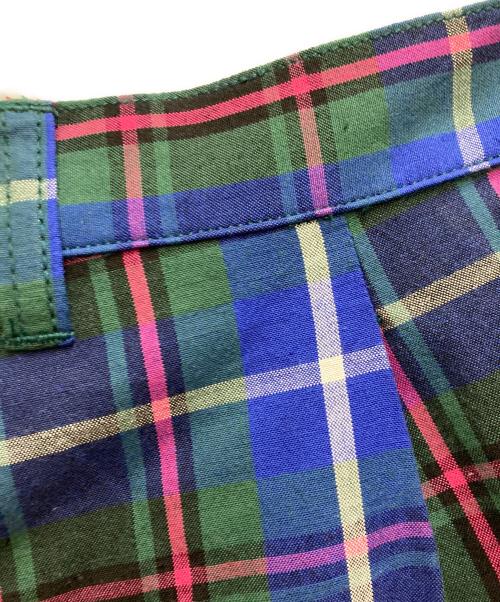 Vivienne Westwood man（ヴィヴィアン ウェストウッド マン）Vivienne Westwood man (ヴィヴィアン ウェストウッド マン) FRONT BACK TUCK トラウザーズ ブルー サイズ:46の古着・服飾アイテム