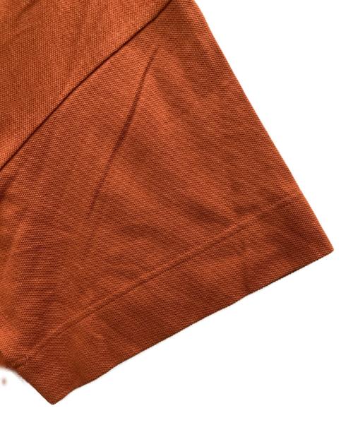 Vivienne Westwood RED LABEL（ヴィヴィアンウエストウッドレッドレーベル）Vivienne Westwood RED LABEL (ヴィヴィアンウエストウッドレッドレーベル) アシンメトリーオリーブ刺繍ポロシャツ ブラウン×ネイビー サイズ:00の古着・服飾アイテム
