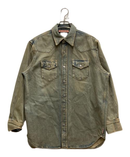 Acne studios（アクネ ストゥディオス）Acne studios (アクネ ストゥディオス) リラックスフィットデニムシャツ インディゴ サイズ:XSの古着・服飾アイテム