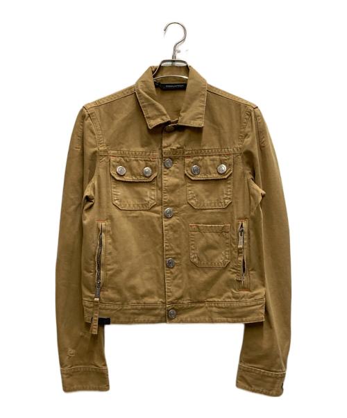 DSQUARED2（ディースクエアード）DSQUARED2 (ディースクエアード) Utility Cargo Jacket ブラウン サイズ:46の古着・服飾アイテム