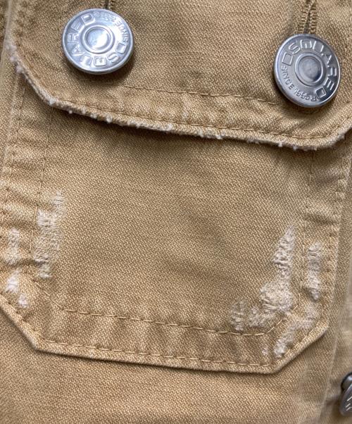 DSQUARED2（ディースクエアード）DSQUARED2 (ディースクエアード) Utility Cargo Jacket ブラウン サイズ:46の古着・服飾アイテム
