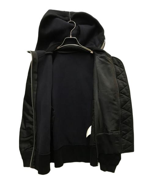 sacai（サカイ）sacai (サカイ) Nylon Twill × Sponge Blouson ブラック サイズ:1の古着・服飾アイテム