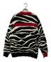 sacai (サカイ) ゼブラ柄ニット ホワイト×ブラック サイズ:1：11000円