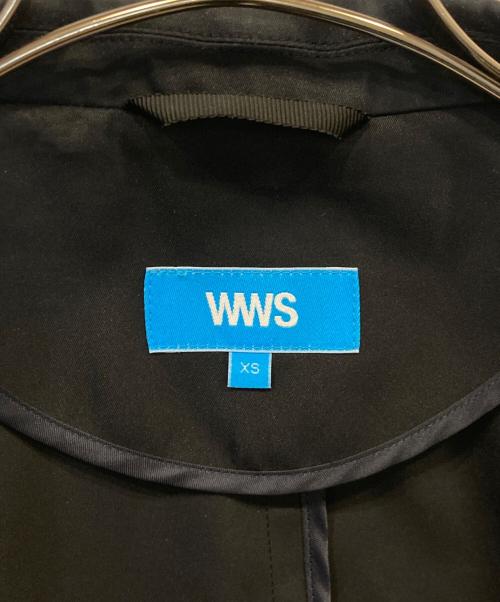 WWS（ダブリューダブリューエス）WWS (ダブリューダブリューエス) Bizテーラードジャケット　51-1127WB-M ネイビー サイズ:XSの古着・服飾アイテム