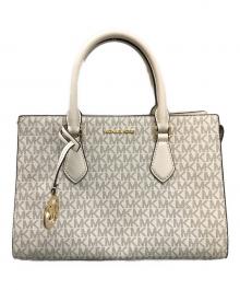MICHAEL KORS（マイケル・コース）の古着「SHEILA センタージップ サッチェル ミディアム」｜ホワイト