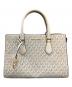 MICHAEL KORS（マイケル・コース）の古着「SHEILA センタージップ サッチェル ミディアム」｜ホワイト